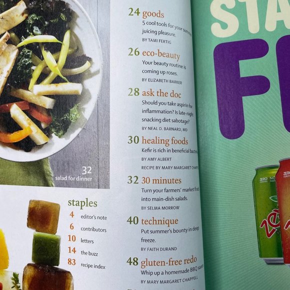 Vegetarian Times Magazine u July August 2012 Issue 395 Vol 38 No 7 Seasonal Reci - Picture 7 of 8